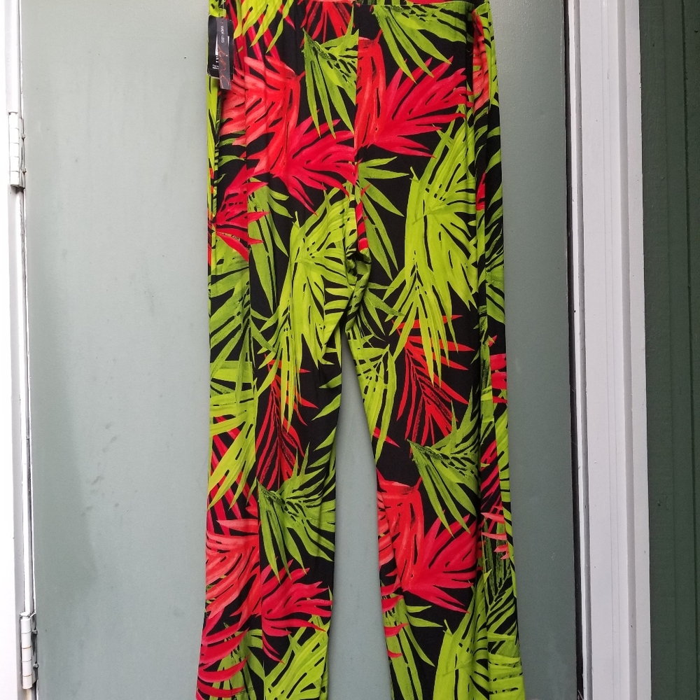 MACY'S INC. Tropical Wide Leg 2X BMWT